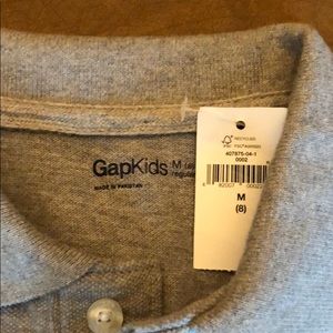 GAP Shirts & Tops - Gap Boys Medium Gray Polo Size 8 NWT GAP Shirts & Tops - Gap Boys Medium Gray Polo Size 8 NWT